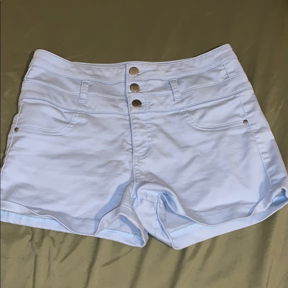 Light Blue high rise shorts